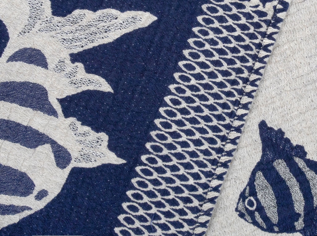 Полотенце 17С356-ШР/у. 55*115 "Аквариум-1" цв. 3 рис. 373 синий