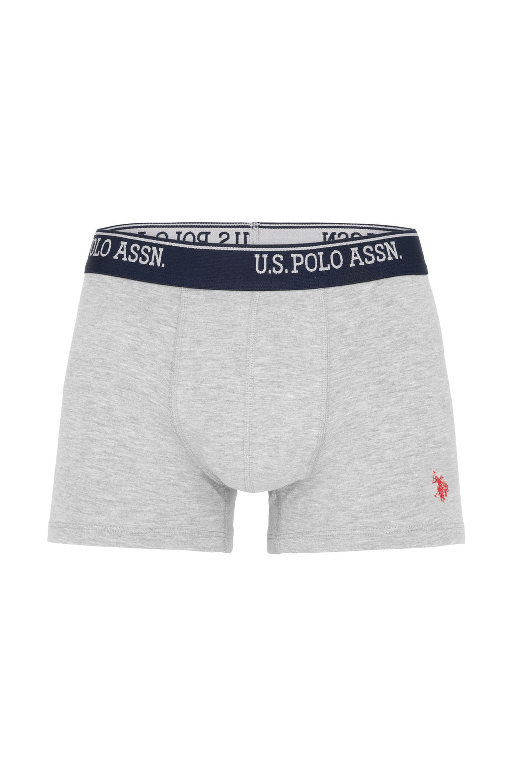 Мужское нижнее белье серого меланжа - U.s. polo assn фото 5