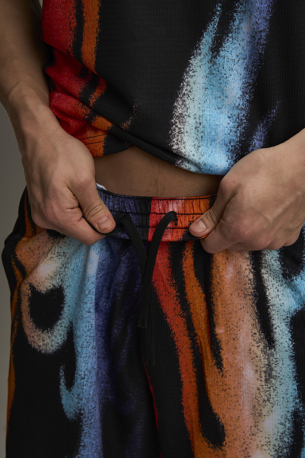 Шорты Черный/Оранжевый (Принт) SHOCK 4 Game Shorts - Anta фото 5