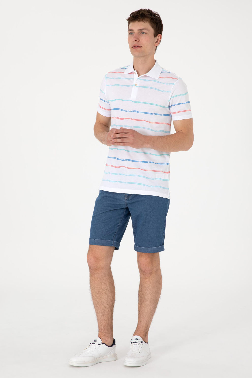 Erkek Beyaz Ti__rt Sepette S_rpriz _ndirim - U.s. polo assn фото 4