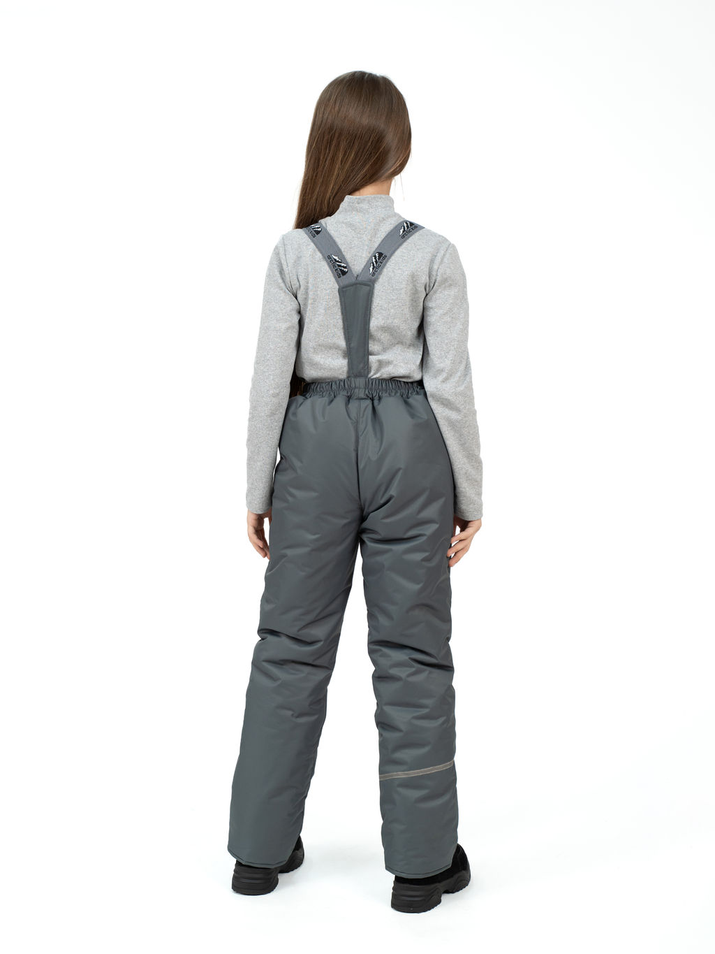 Брюки детский зимний серый 10-031/1 (134-140)