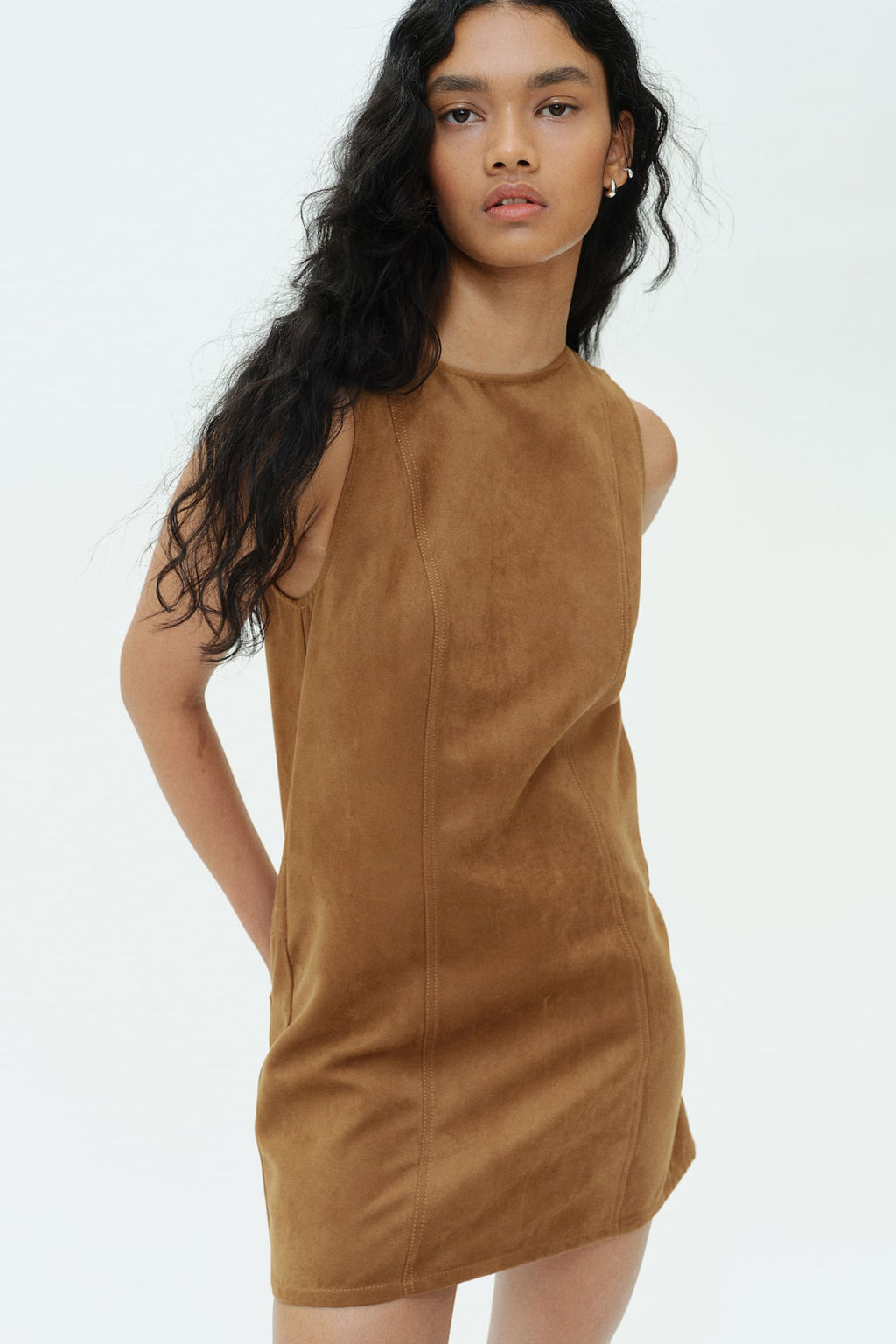 Vestido evase de sarga - H&m фото 3