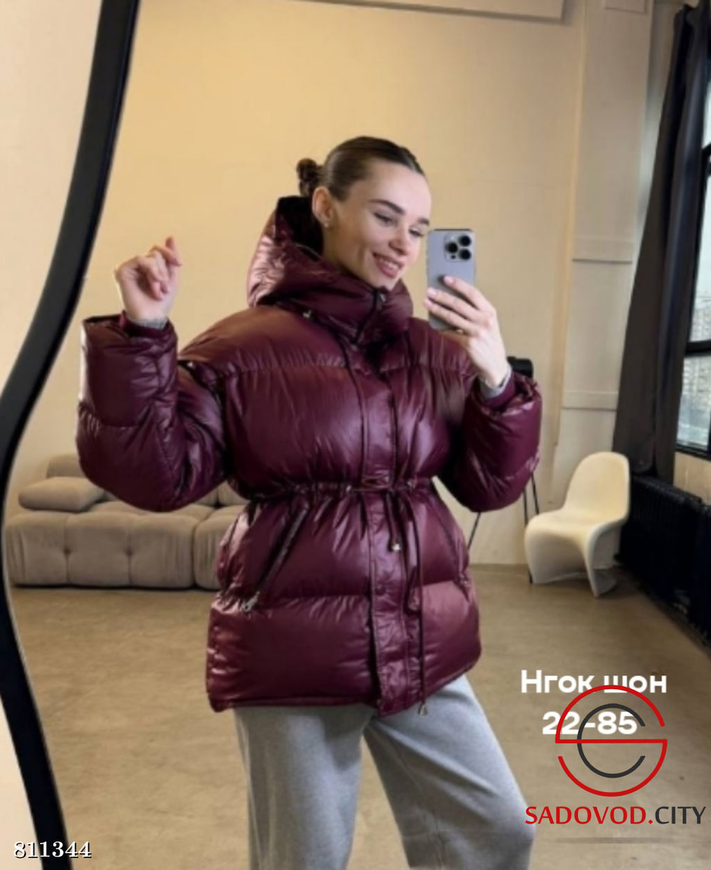 Куртка женская с капюшоном - Bruno фото 2