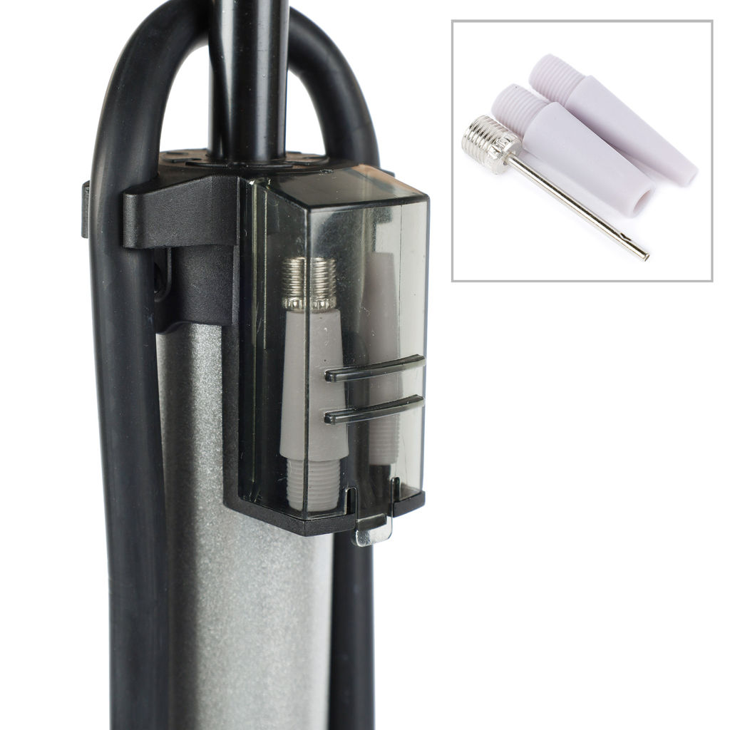 Насос напольный с электронным манометром COMIRON COMETA, стальной цилиндр, Presta-Schrader-Dunlop, 11 бар. /уп 10 - Галеонтрейд фото 21