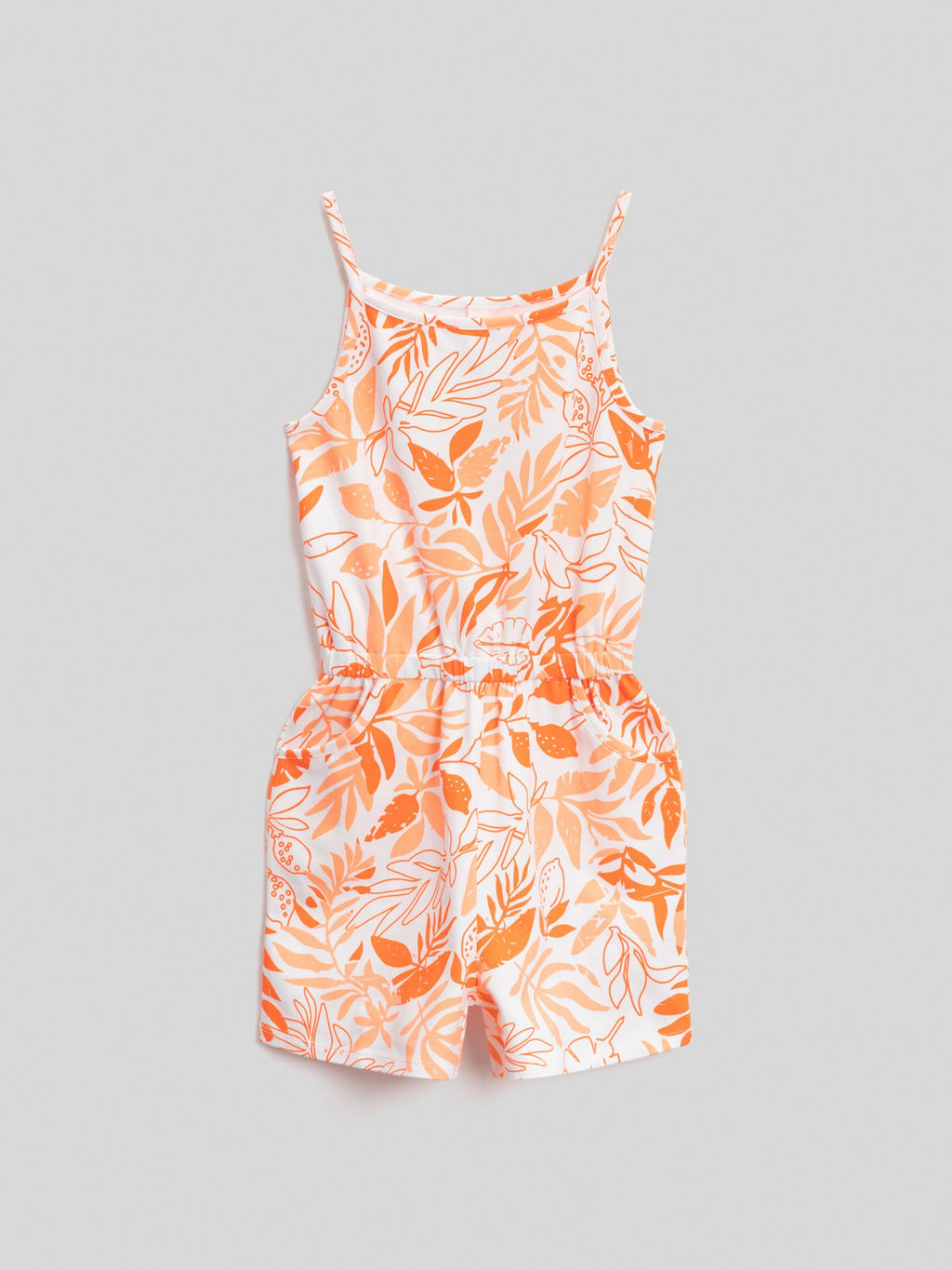 ACOOLA / Полукомбинезон для девочек Magnolia оранжевый  фото 3