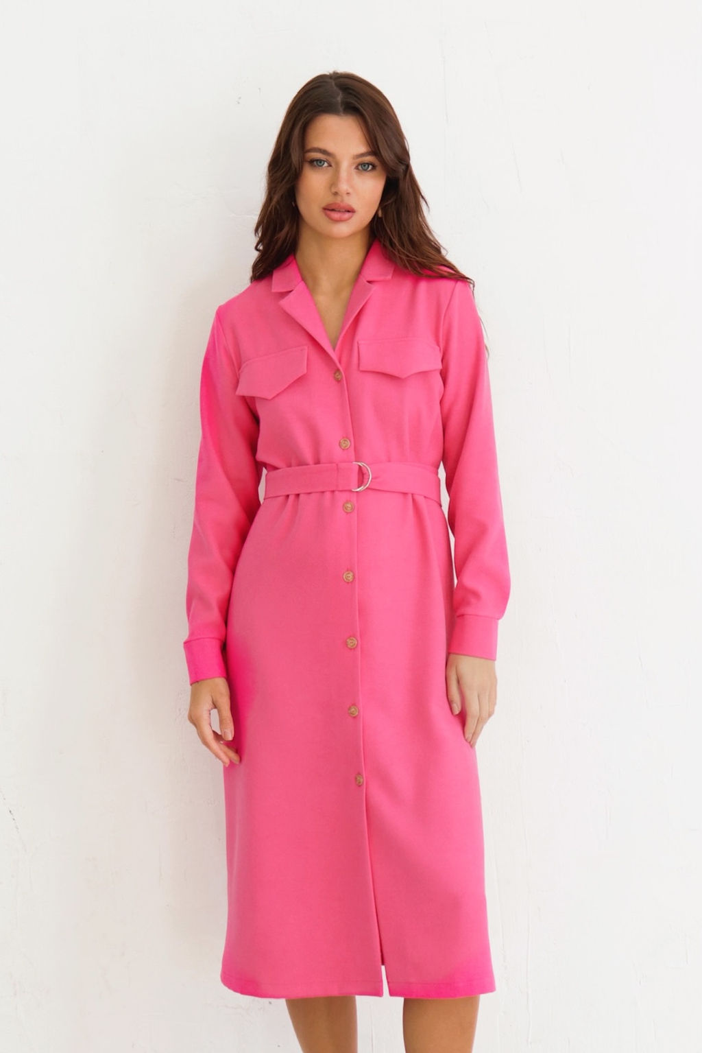 Платье-рубашка с английским воротником - Martichelli фото 32