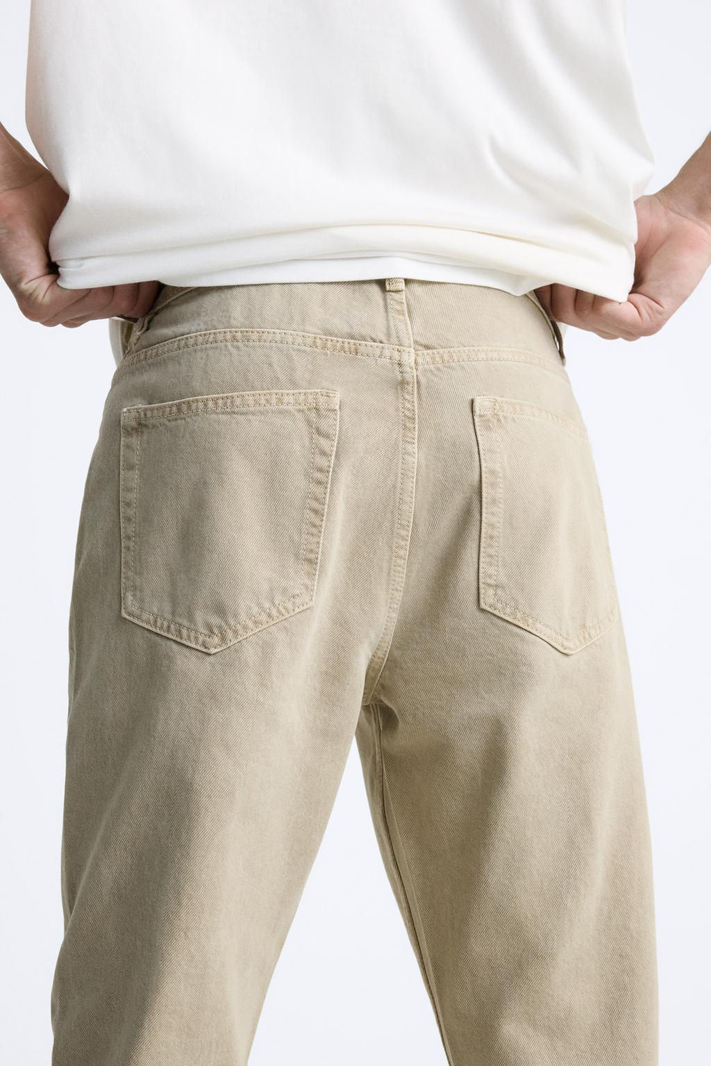 SLIM FIT CROPPED JEANS - Zara фото 23