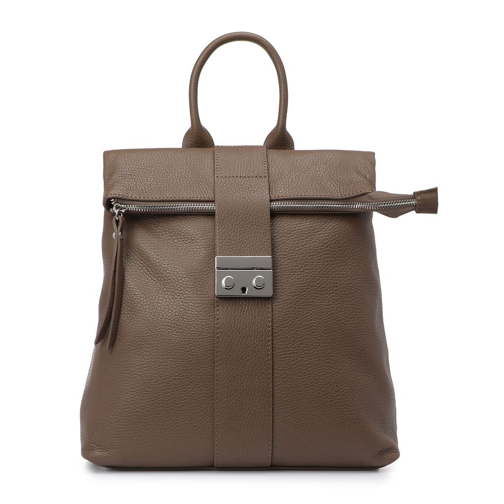 Женский рюкзак DIVAS BAG Артикул 2585974, серо-коричневый  фото 2
