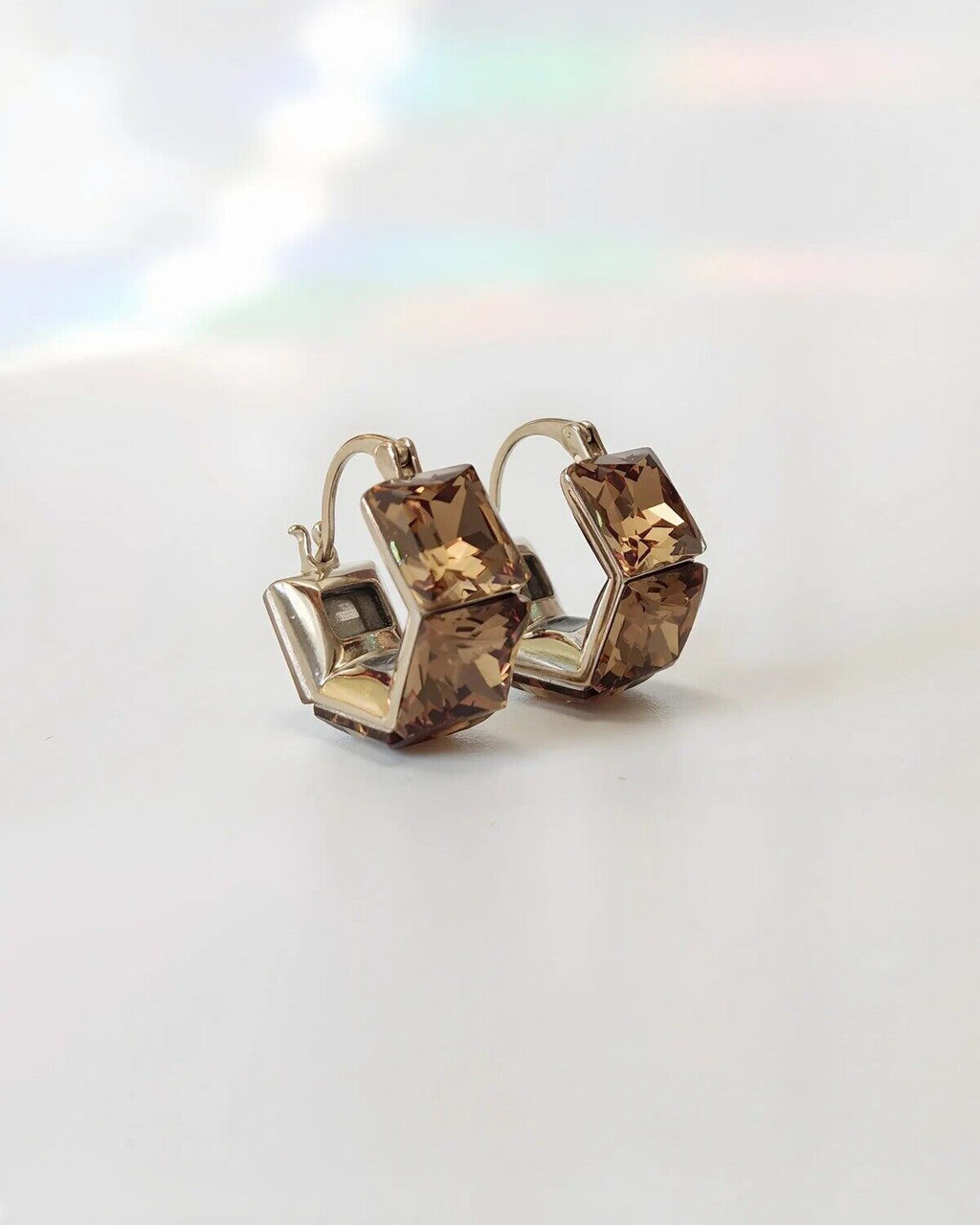 Серьги с кристаллами Swarovski