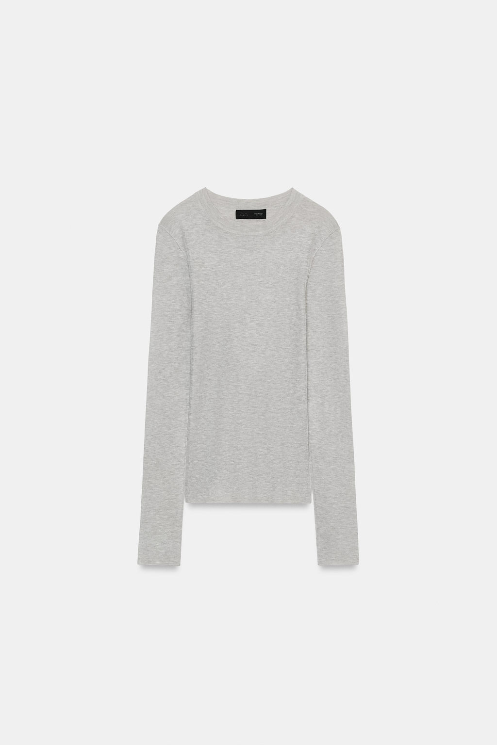 TOP PUNTO SEMITRANSPARENTE / Gris vigor? - Zara фото 7