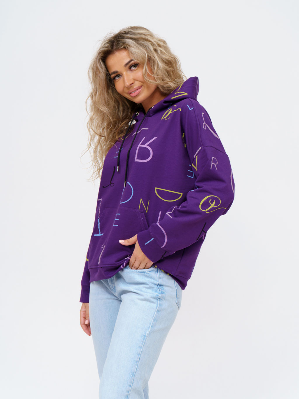 932 Худи "Фиолетовый"