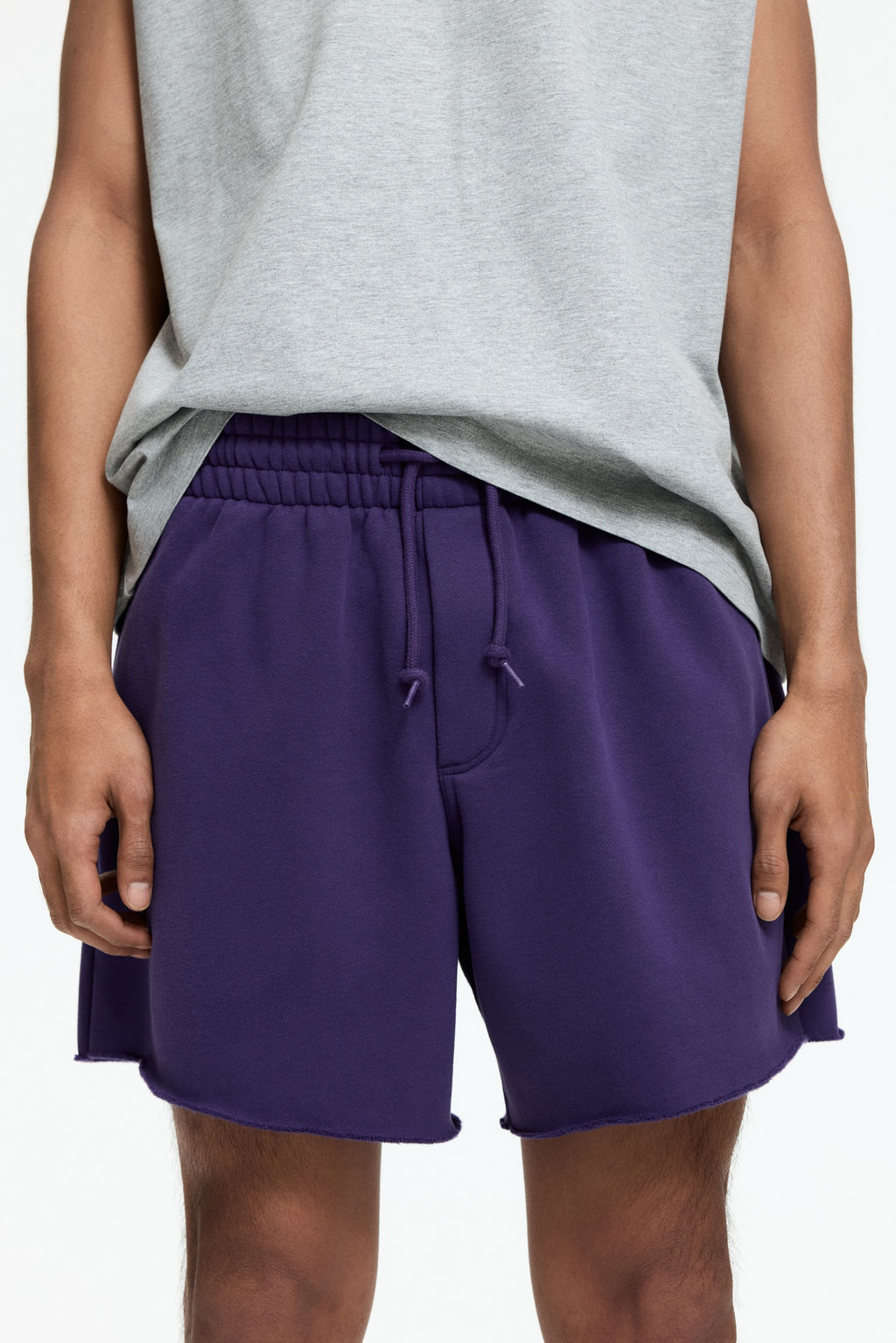 Pantal?n corto en sudadera Relaxed Fit - H&m фото 4