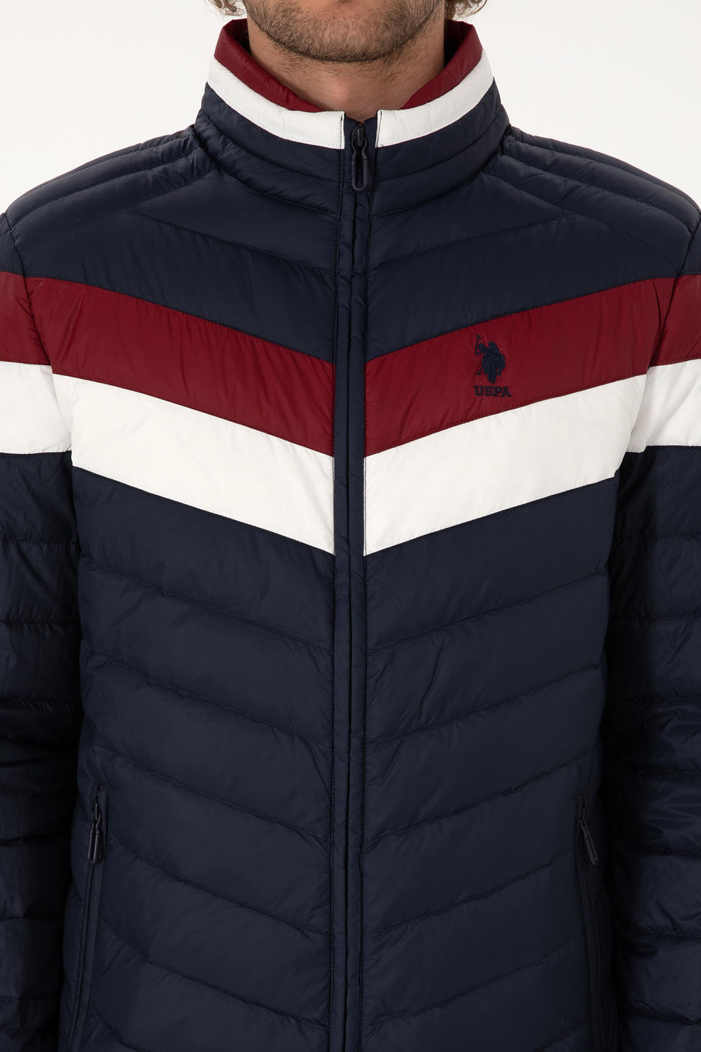 Erkek Lacivert Mont Sepette S_rpriz _ndirim