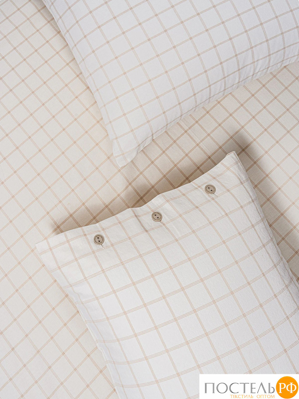 КПБ PRIME PRIVE ВАЛЬБО бел (клетка)  фото 7