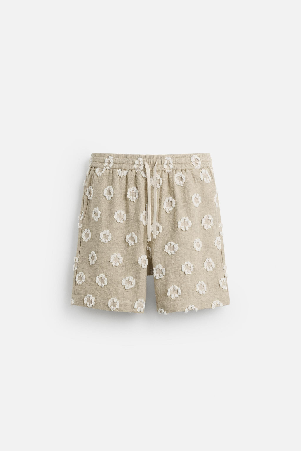 JACQUARD TEXTURED BERMUDA SHORTS - Zara фото 13