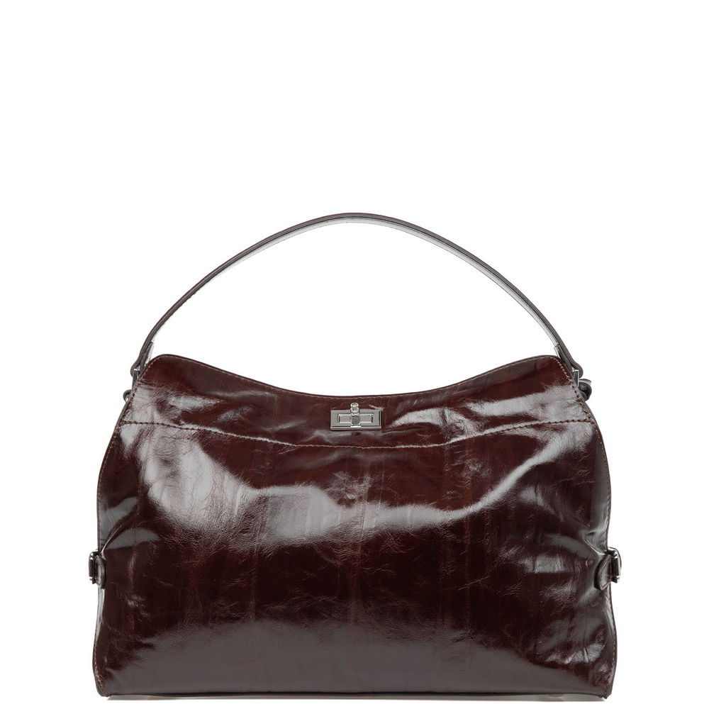 L1026-2 coffee, Женская кожаная сумка, Barcelo Biagi