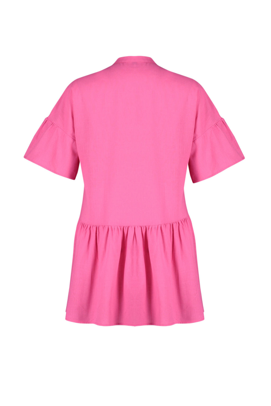 TRENDYOLMILLA Siyah Dokuma Flaml? Pamuk Genis Kal?p Mini Plaj Elbisesi TBESS20EL0873 фото 34