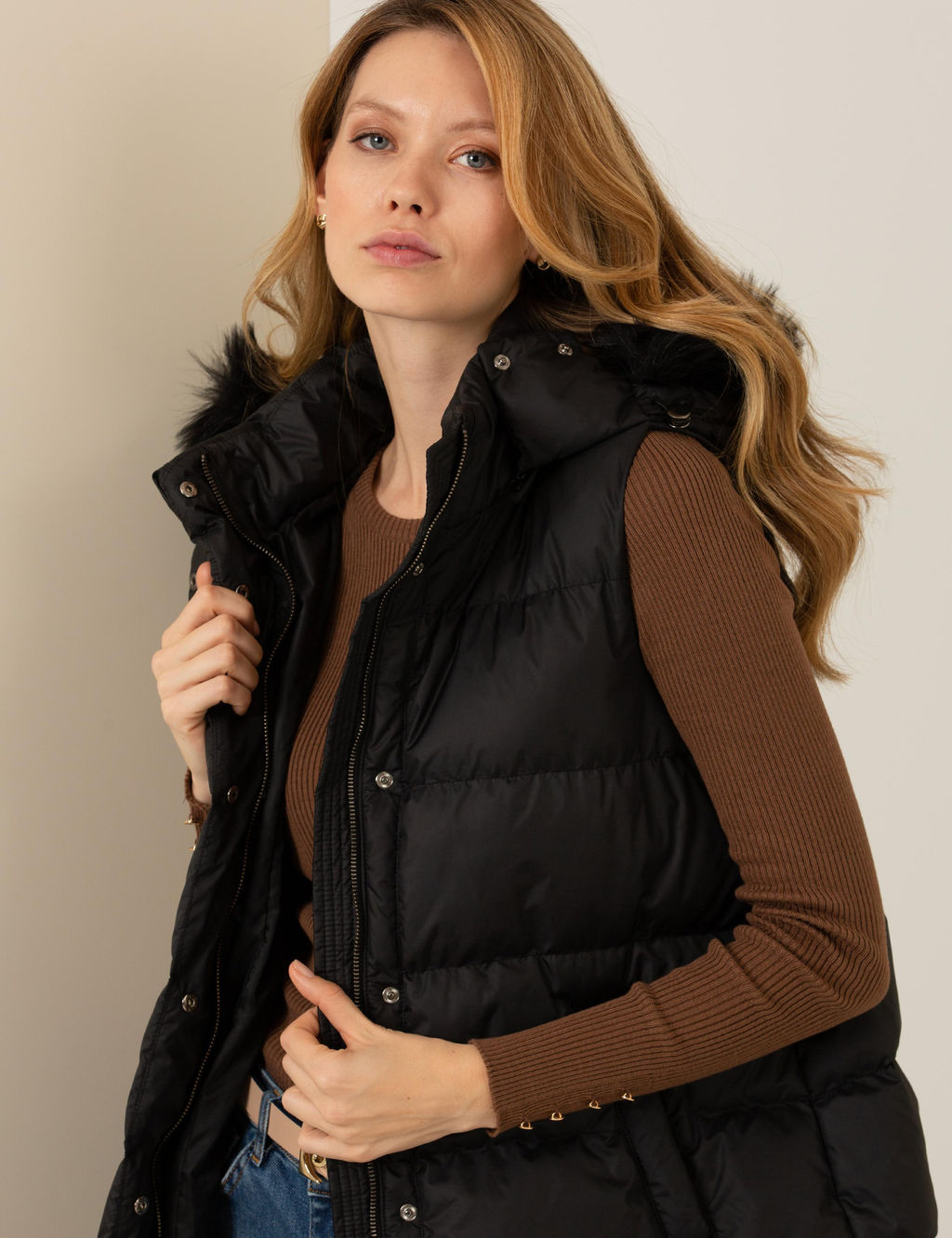 Siyah Oversize Yelek - Pierre cardin фото 3