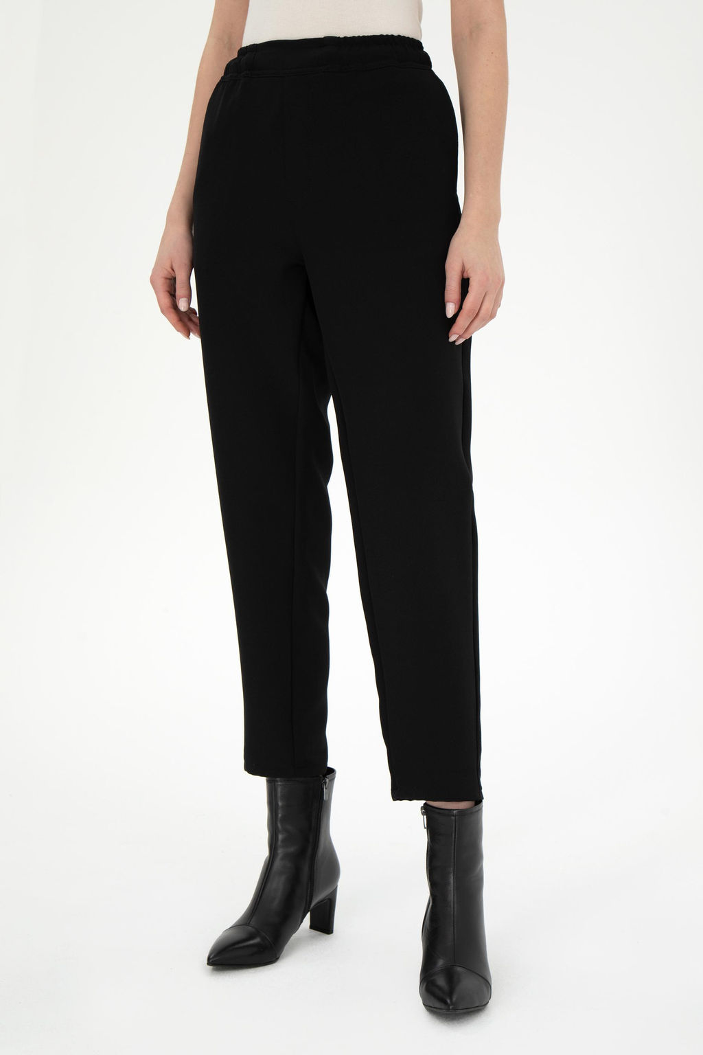 Женские черные брюки из плотной ткани Неожиданная скидка в корзине - U.s. polo assn фото 2