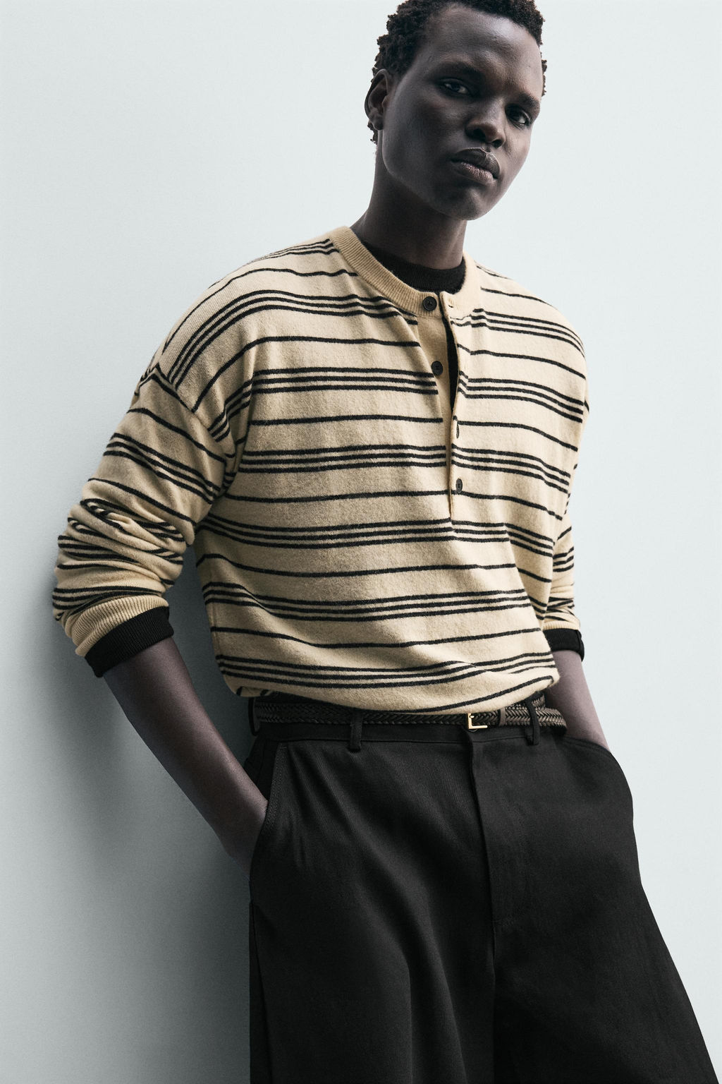 JERSEY RAYAS CUELLO PANADERO / Crudo