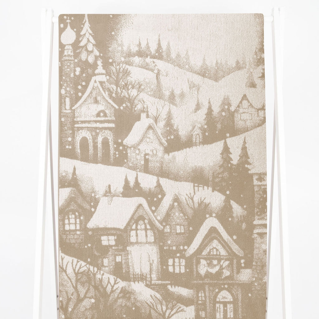 Полотенце махровое 6с102.511ж2 Снежный пейзаж(лен3) 67х150см