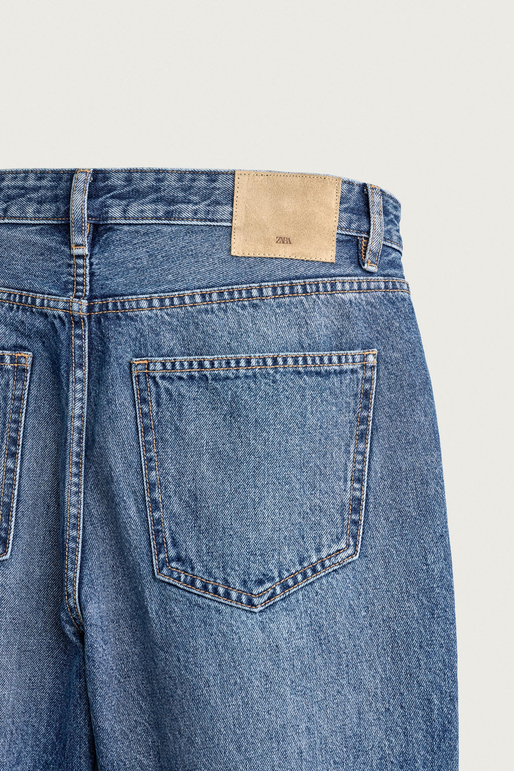JEANS SLIM CROPPED FIT / Azul medio - Zara фото 9