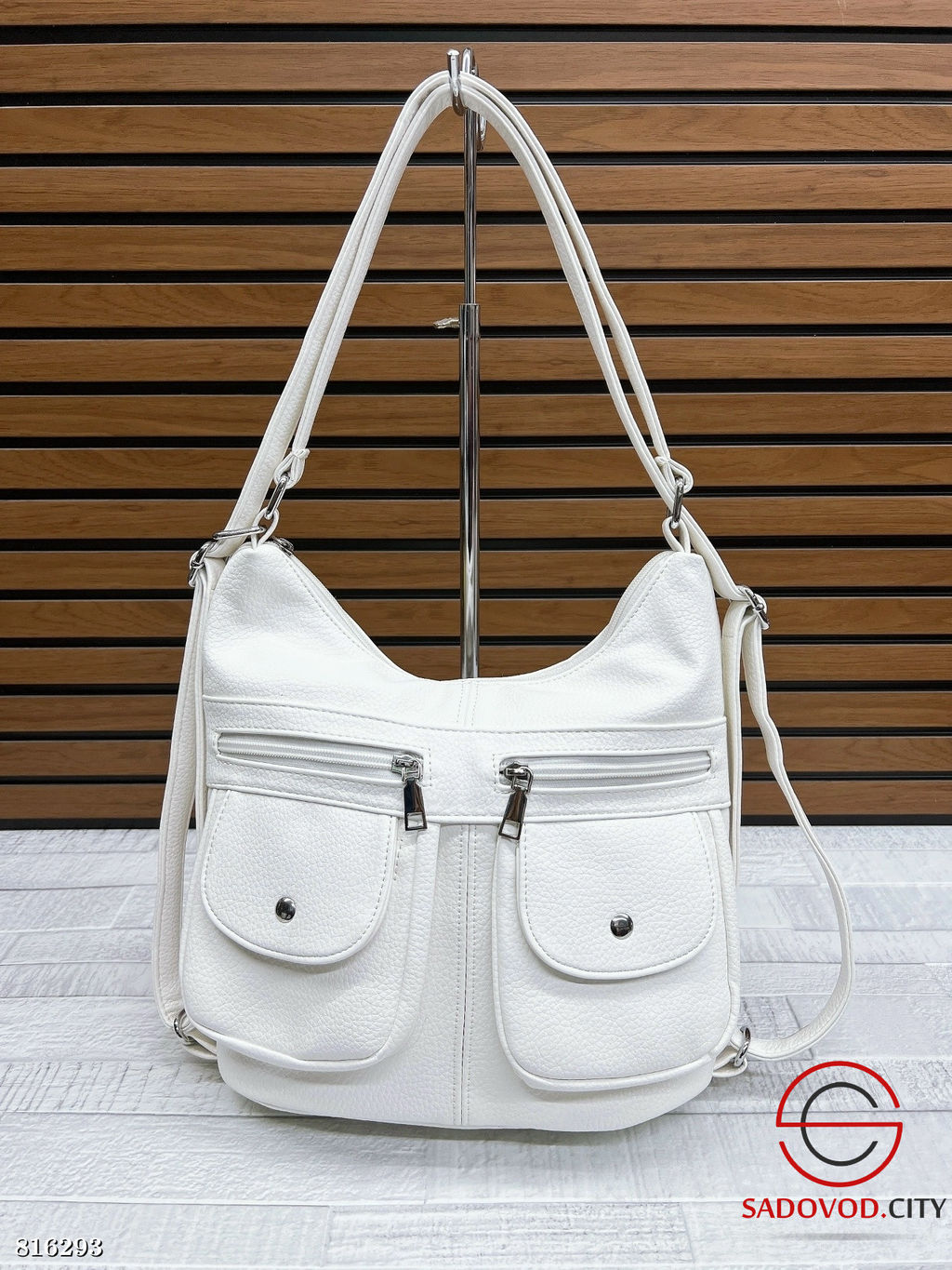 Сумка-рюкзак женская из экко-кожи - Bruno фото 6