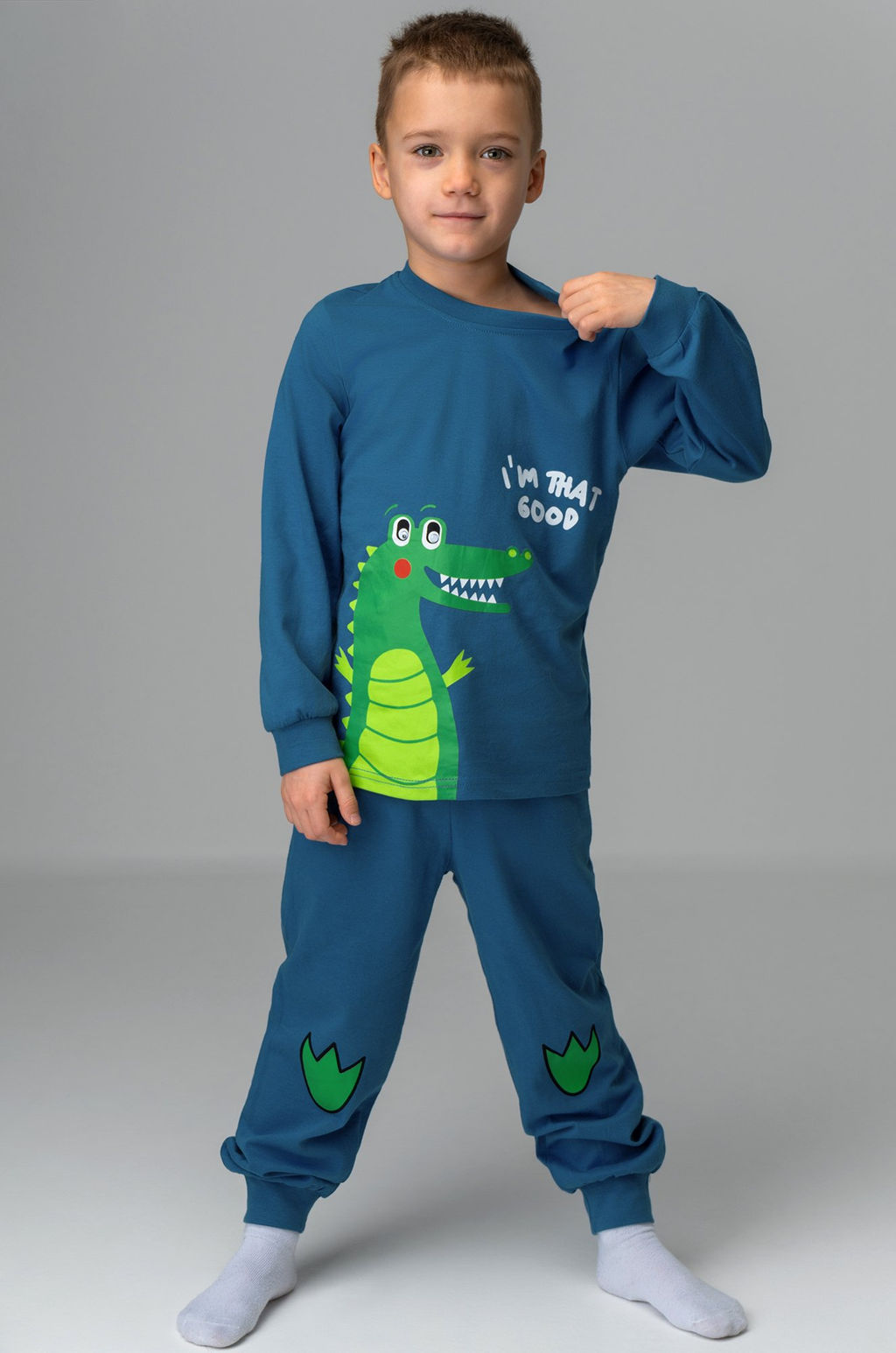 Хлопковая пижама для мальчика Bonito  фото 10