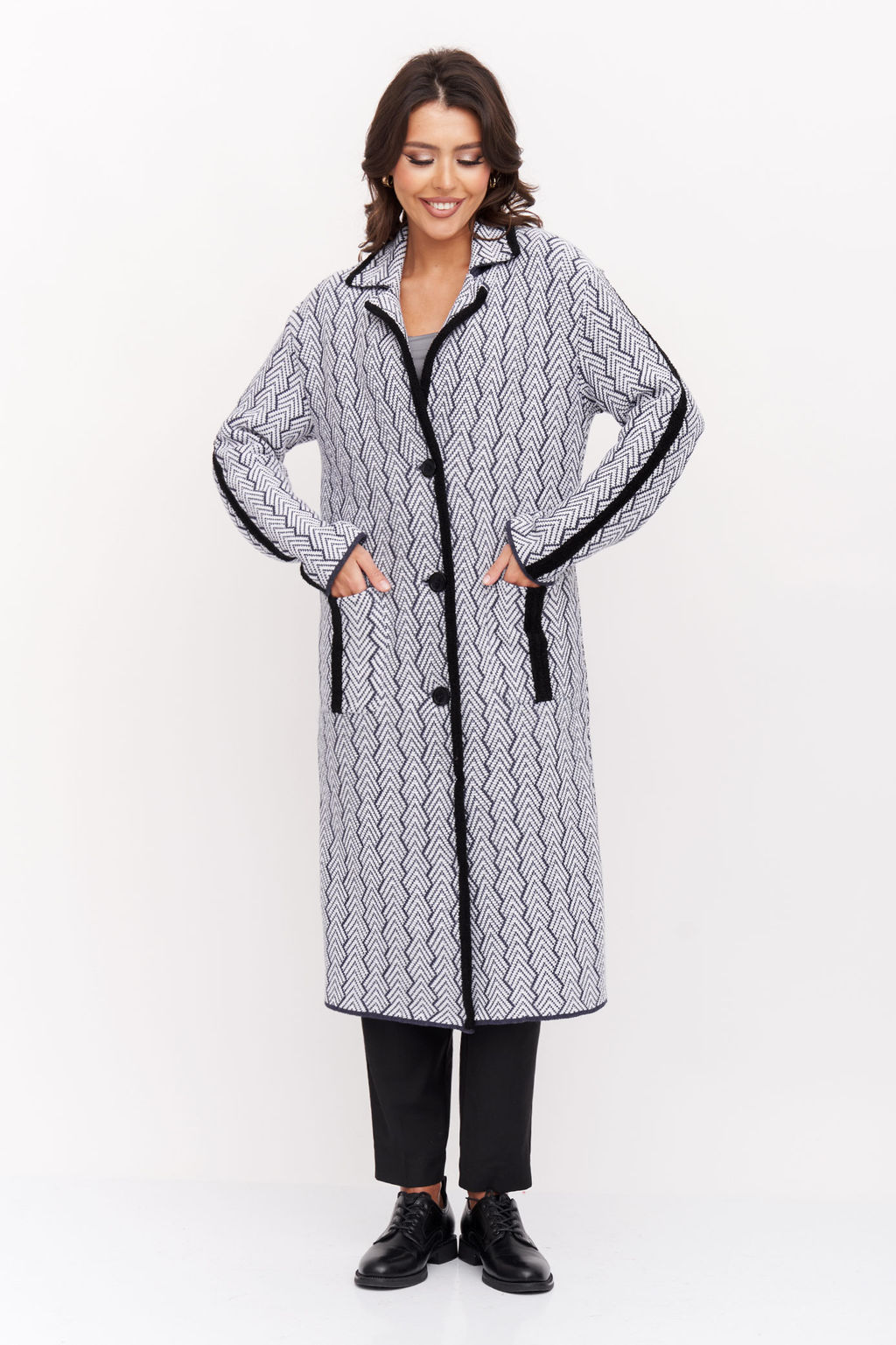 Кардиган Д 3275/джинс (2235) - Текстильная мануфактура фото 3