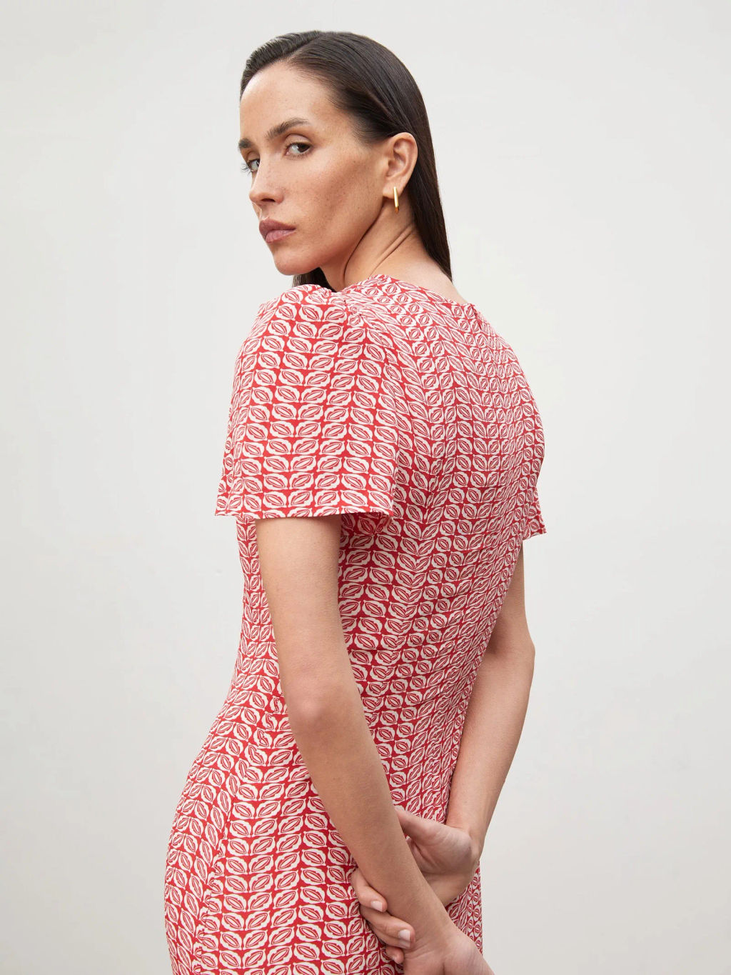 Платье с коротким рукавом - Emka фото 3