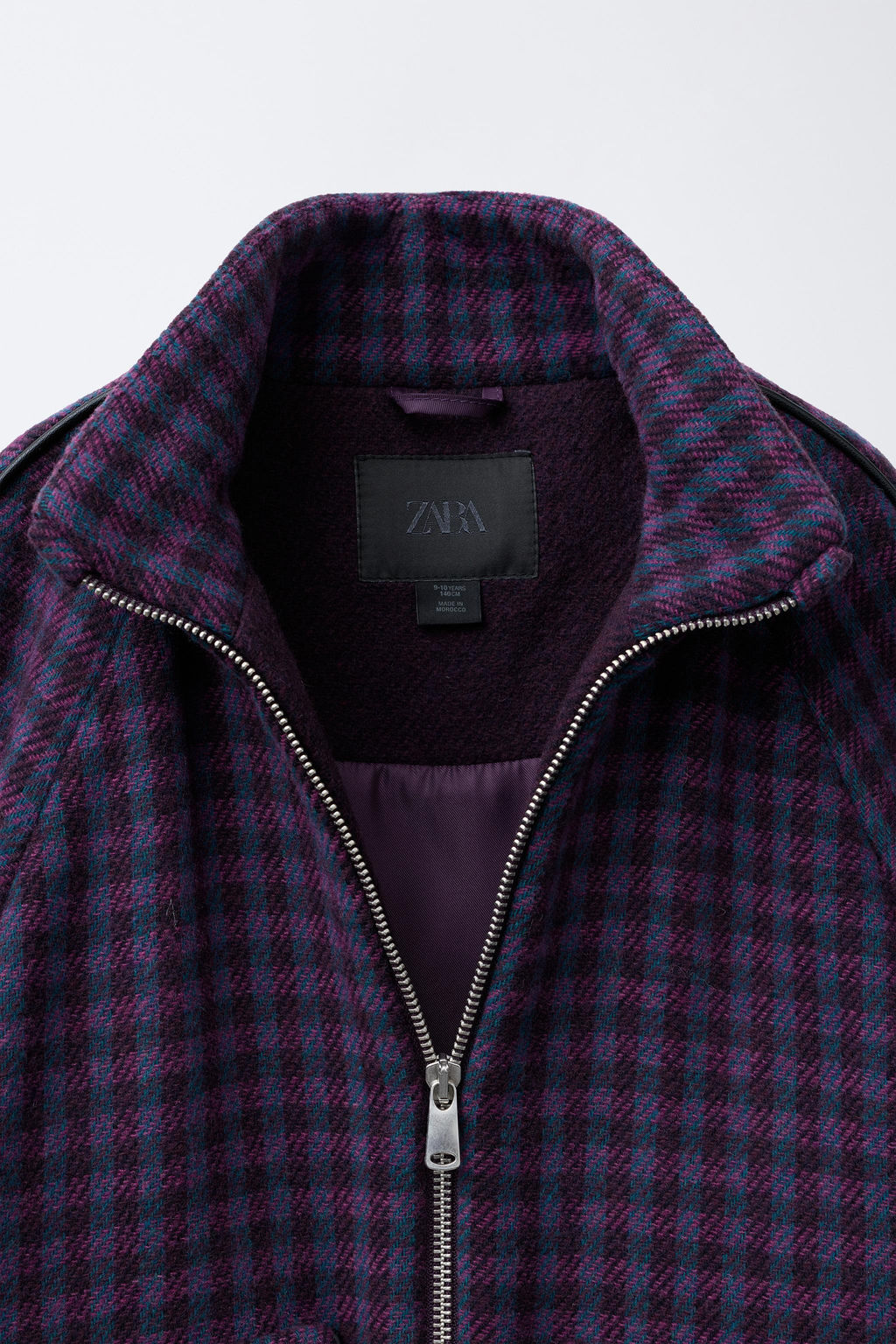 GINGHAM CHECK JACKET - Zara фото 6