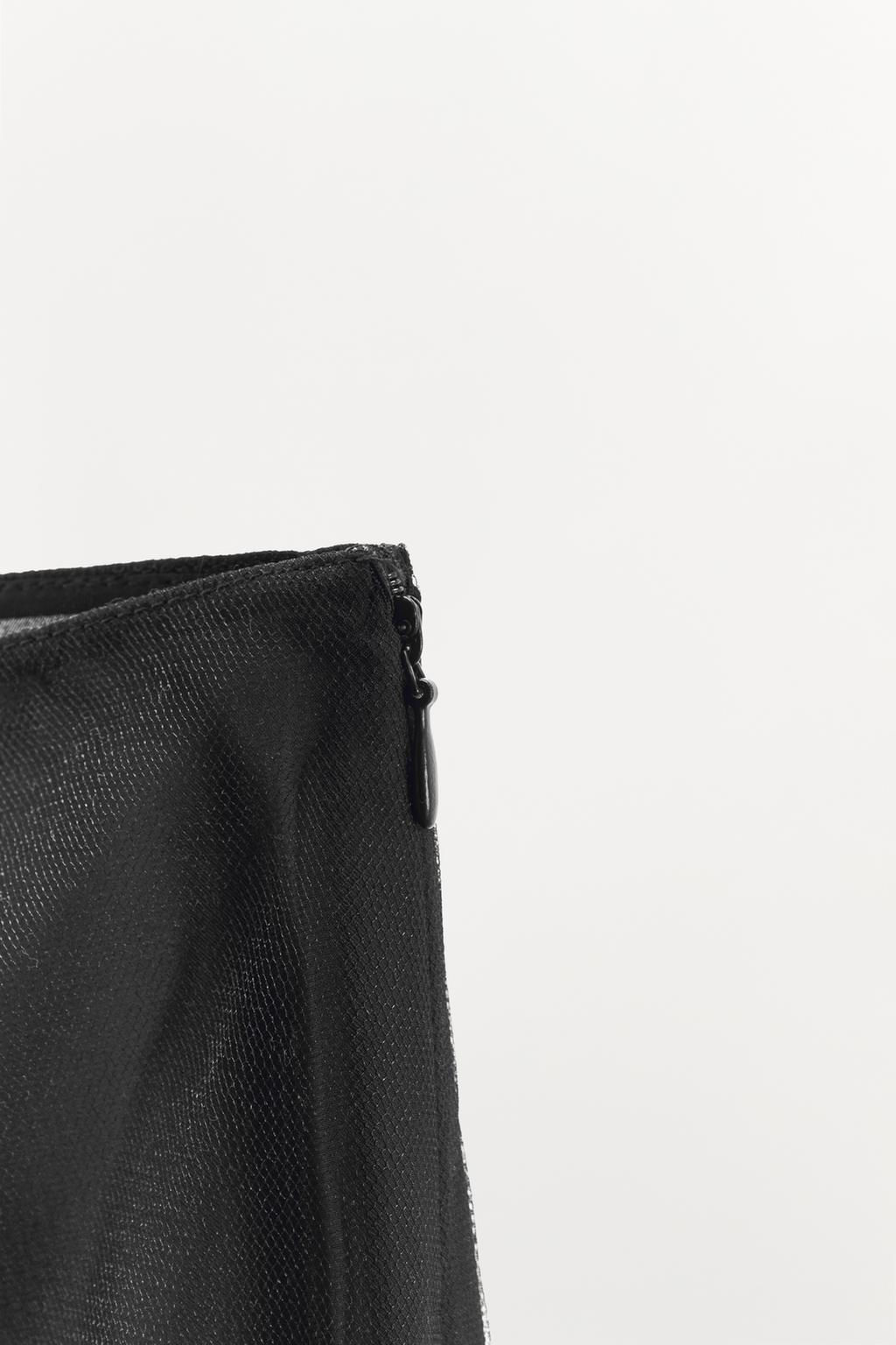 ASYMMETRIC TULLE SKIRT - Zara фото 8