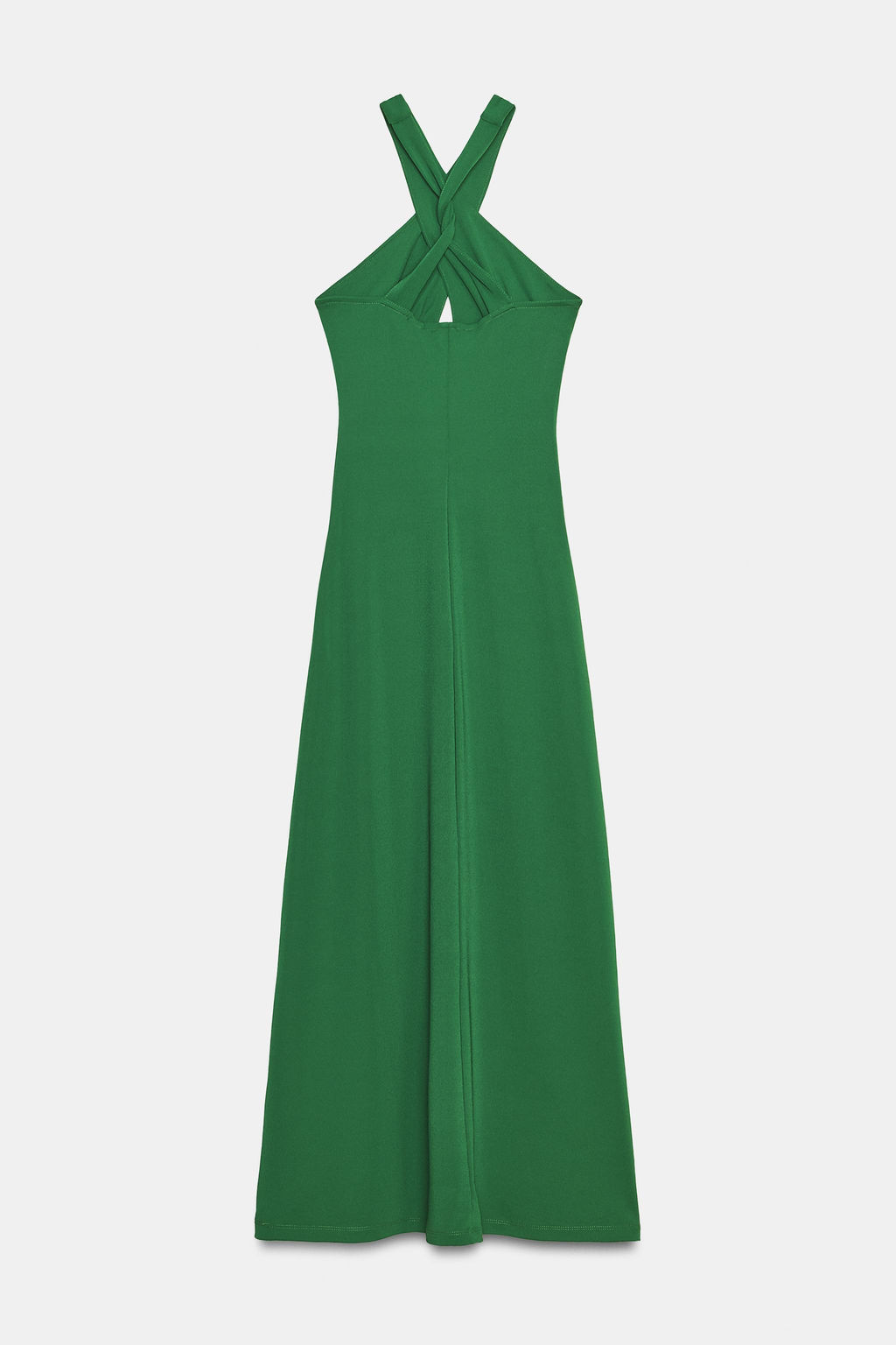 VESTIDO FLUIDO CRUZADO / Verde - Zara фото 7