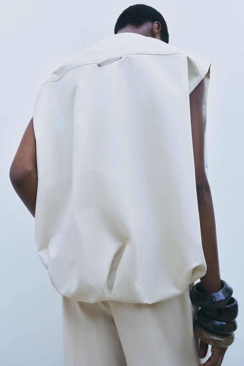 ZW COLLECTION OVERSIZE WAISTCOAT - Zara фото 7