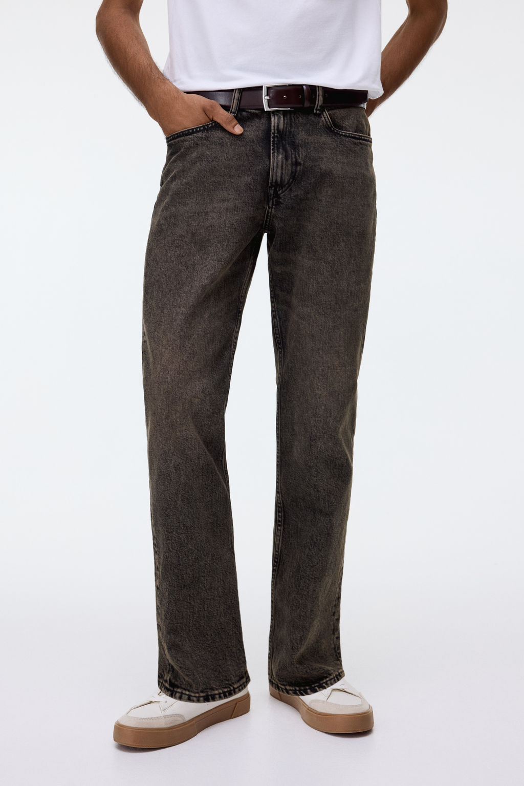 Straight Regular Jeans - H&m фото 9