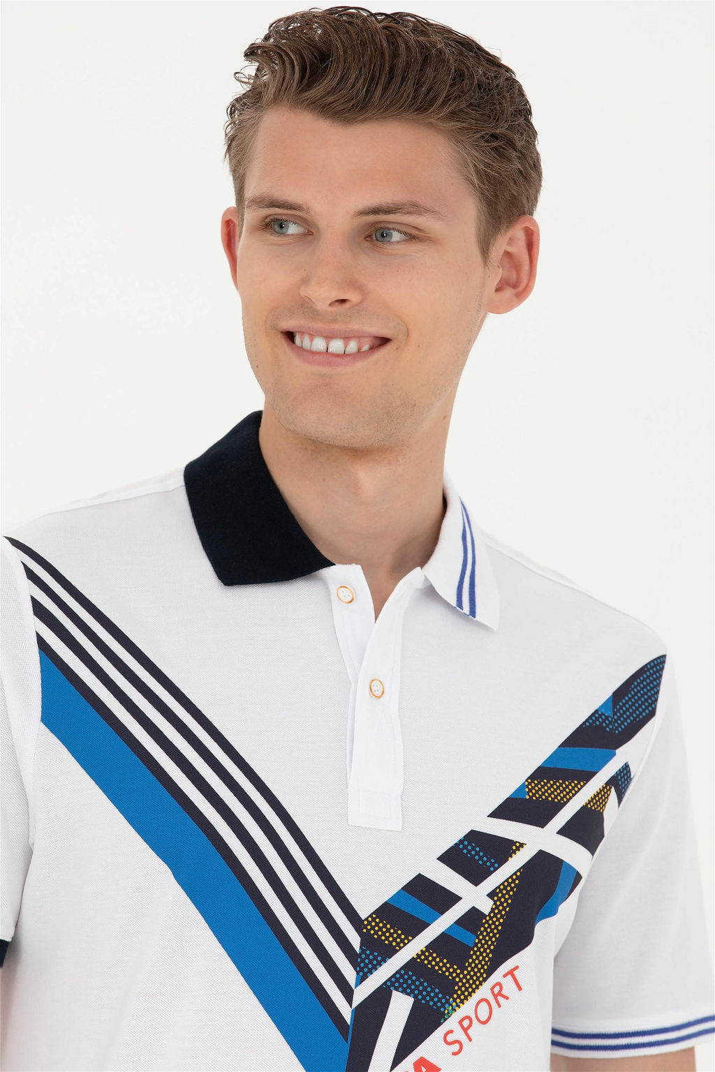 Мужская белая футболка - U.s. polo assn фото 2