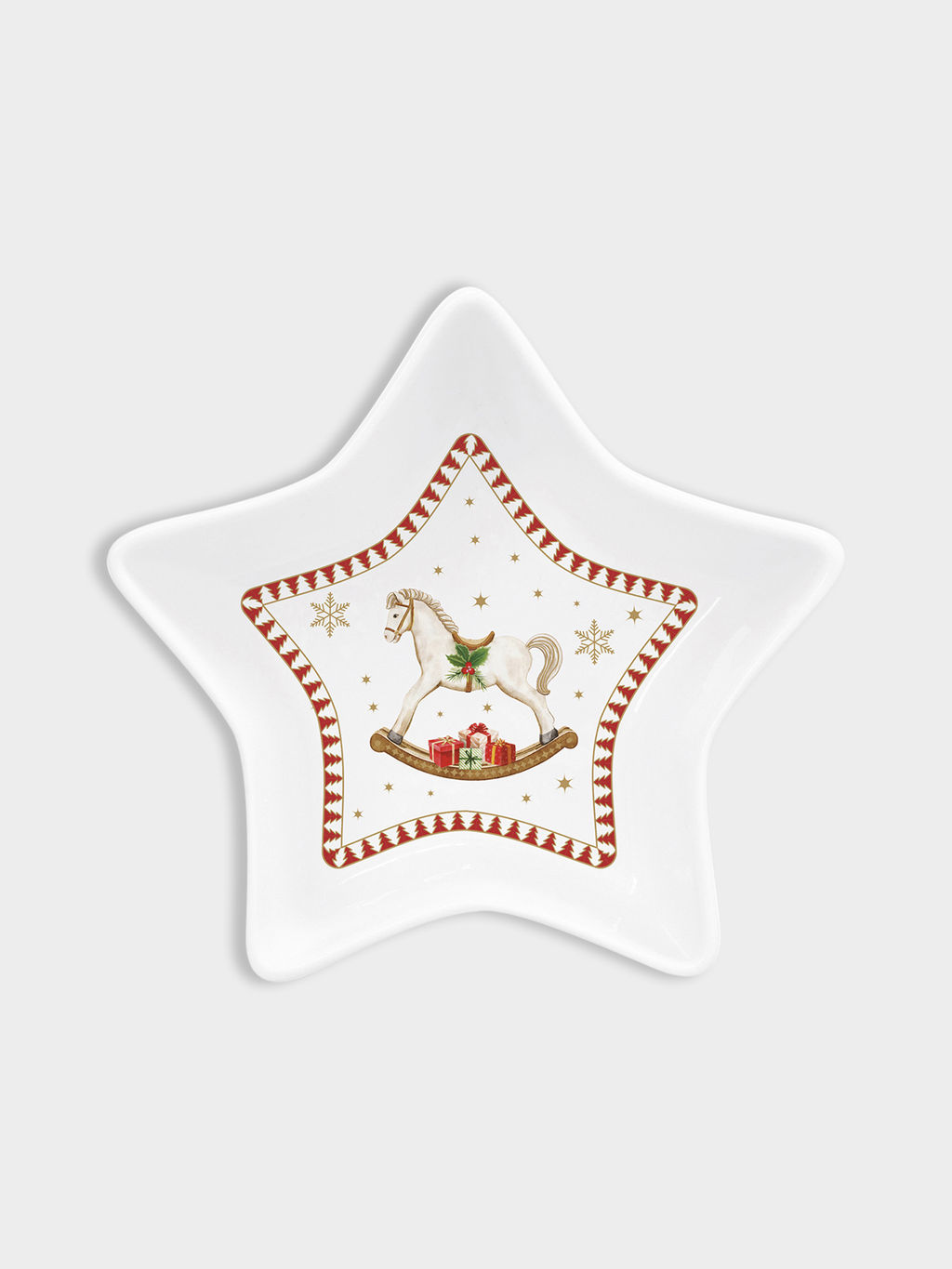 Салатник, 15х5 см, 250 мл, фарфор P, белый, Новогодняя гирлянда, Magie de Noel - Easy life фото 2