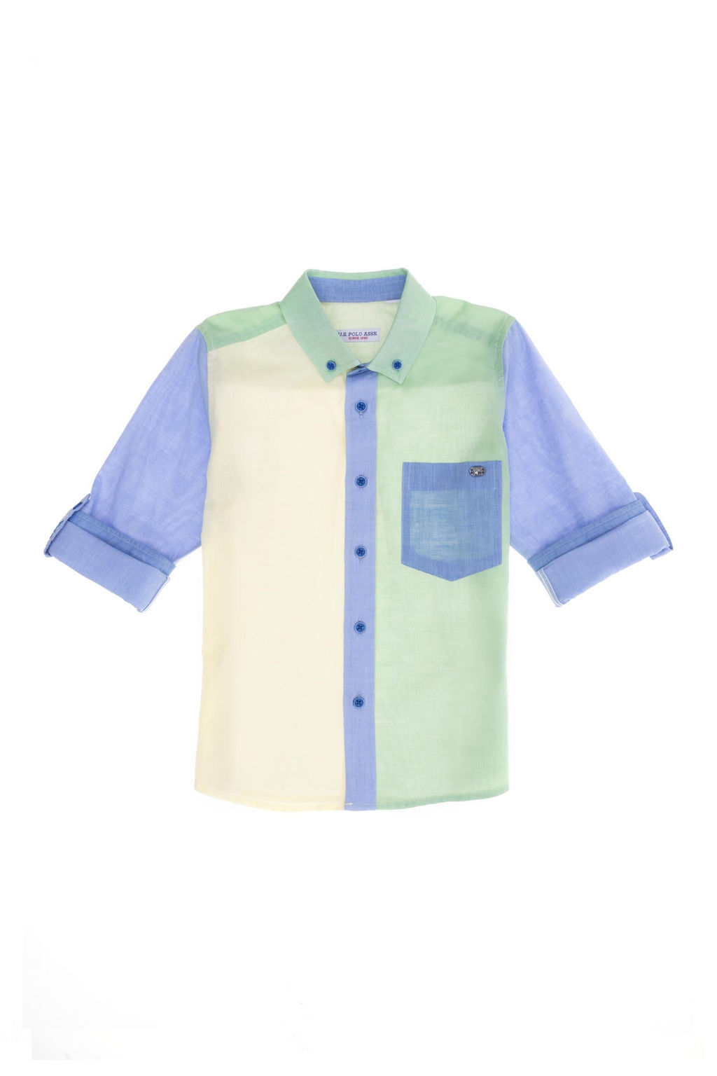 U. S. Polo Assn Рубашка Saks с длинным рукавом для мальчика - U.s. polo assn фото 7