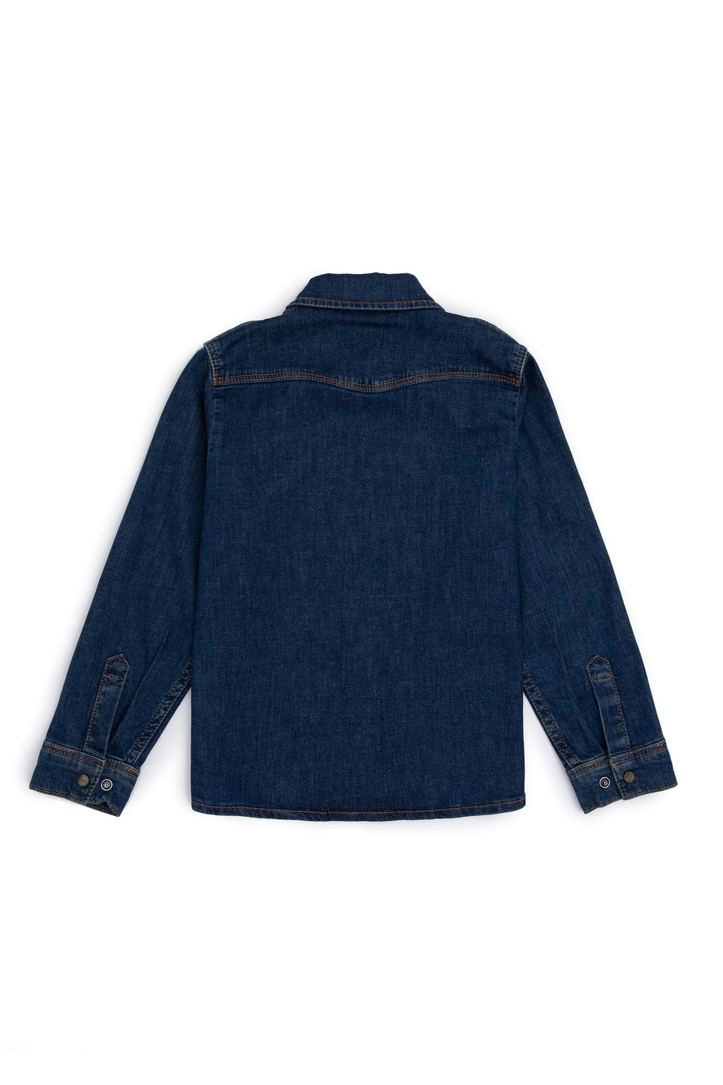 Синяя джинсовая рубашка для мальчика Неожиданная скидка в корзине - U.s. polo assn фото 3