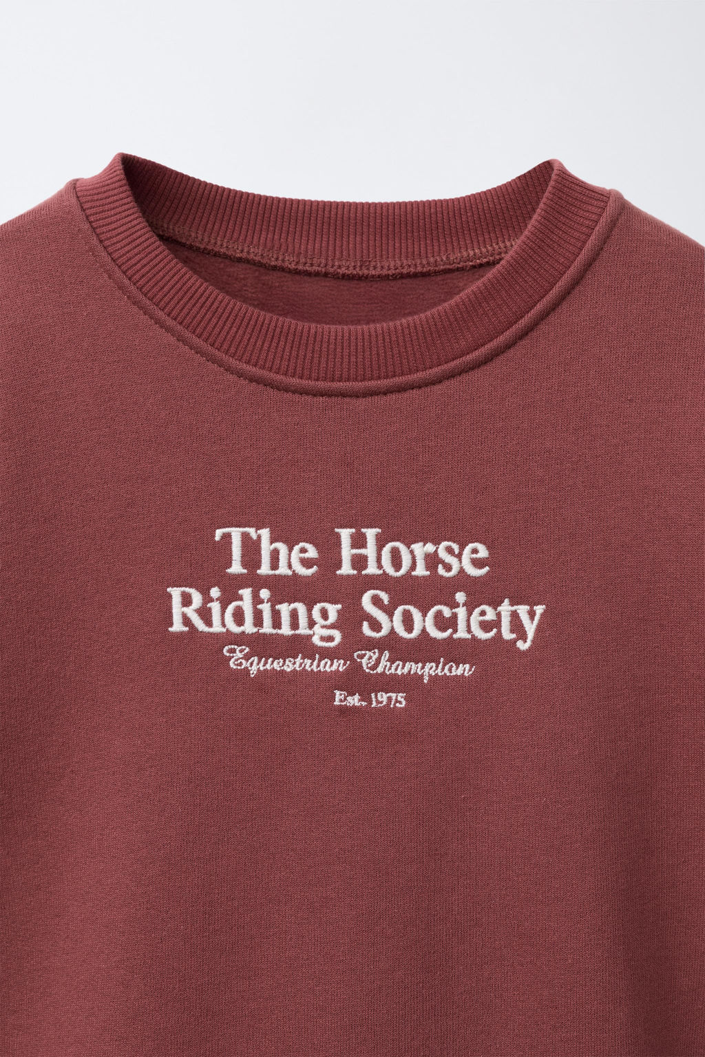 EMBROIDERED SLOGAN SWEATSHIRT - Zara фото 3