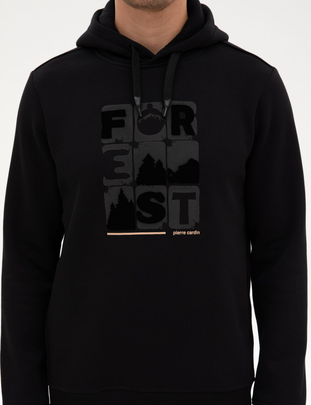 Siyah Regular Fit Sweatshirt - Pierre cardin фото 6