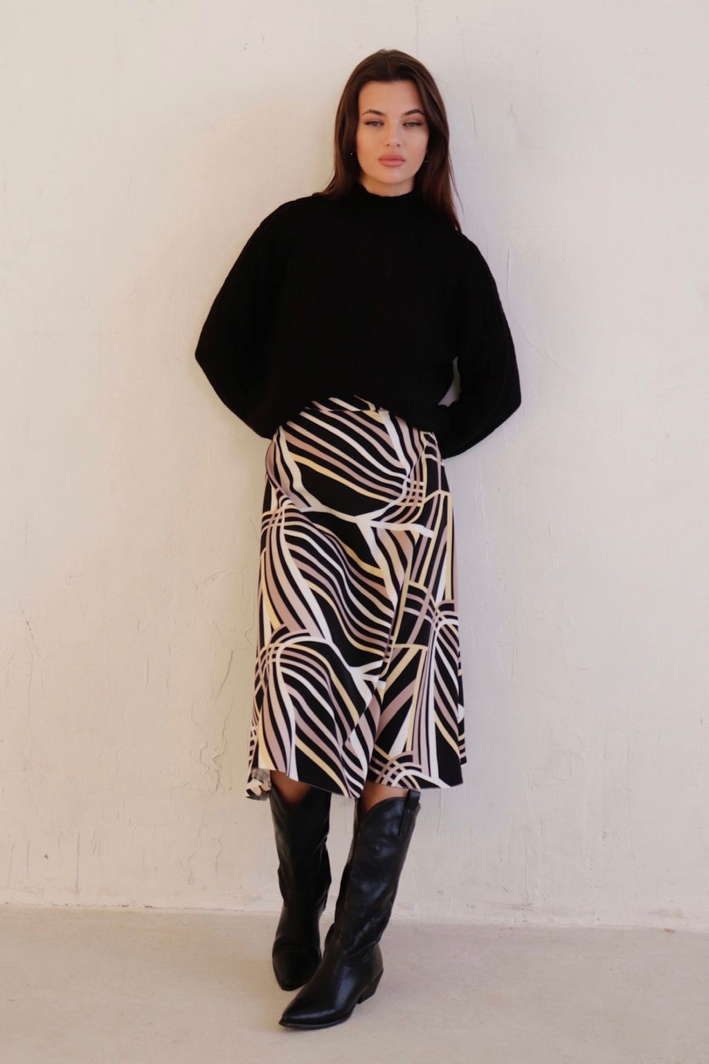 Юбка А-силуэта с принтом - Martichelli фото 44
