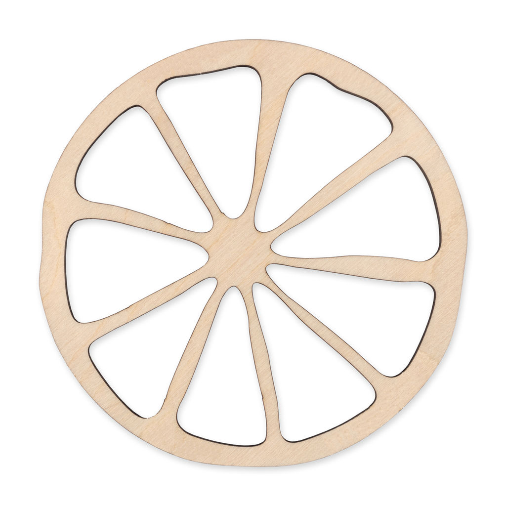 Заготовка для декорирования Mr. Carving ВД-1152 Формы для эпоксидной смолы фанера 0.6 см Лимон (15х15см.)