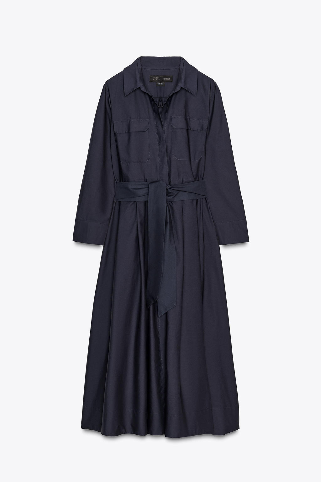 ZW COLLECTION POPLIN SHIRT DRESS - Zara фото 5