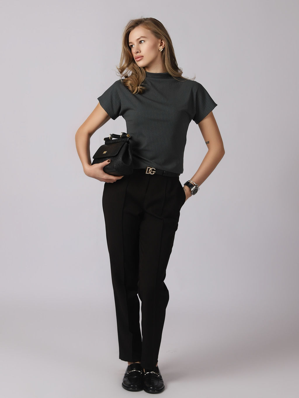 Футболка женская блузка КФ103 Графит от фабрики Спортсоло