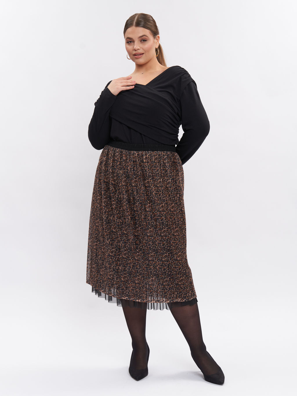 Юбка плиссированная UB25109LEO01 - Артесса фото 7