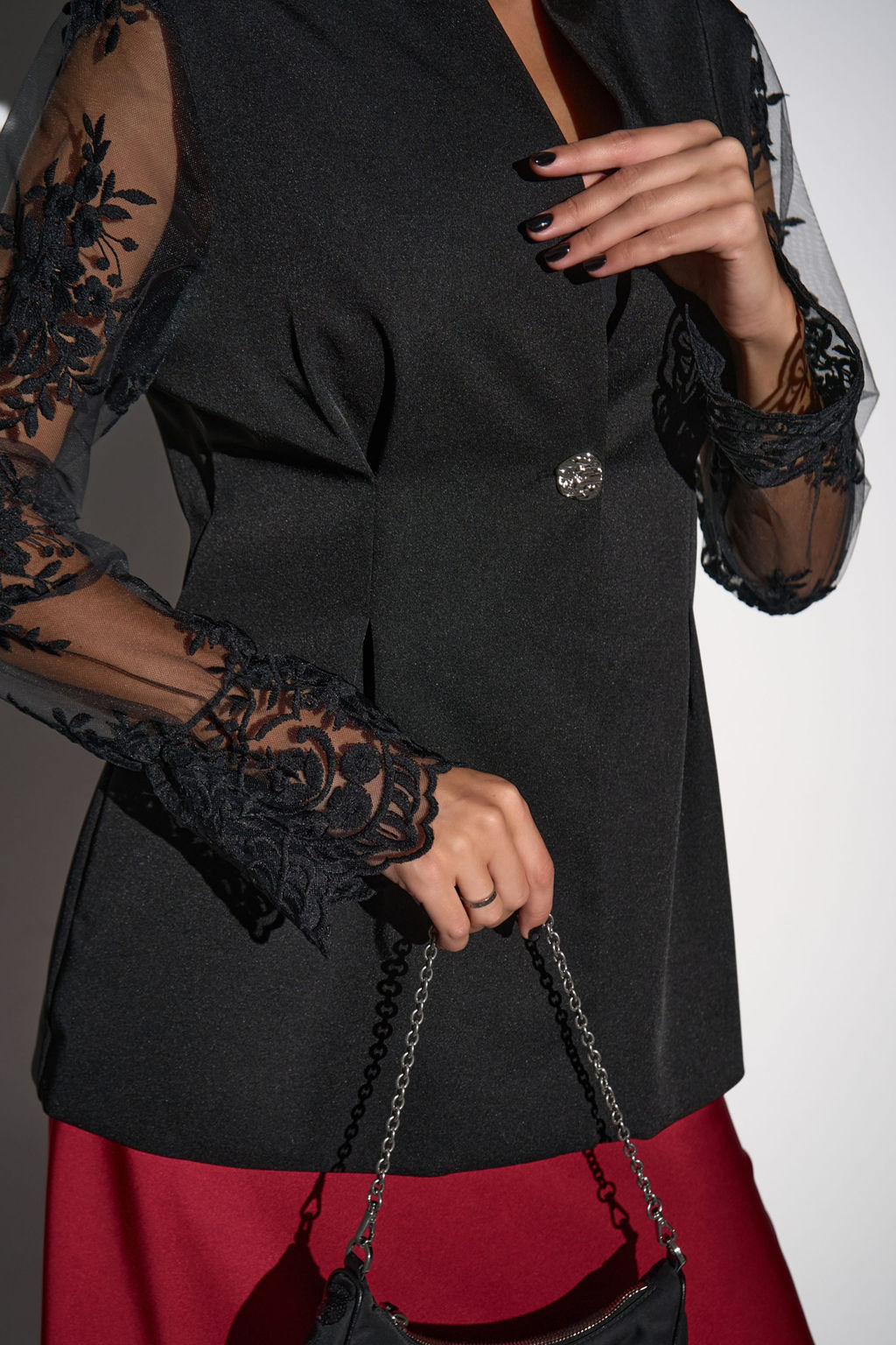 Пиджак Хейзел (чёрный) - Эльза фото 2