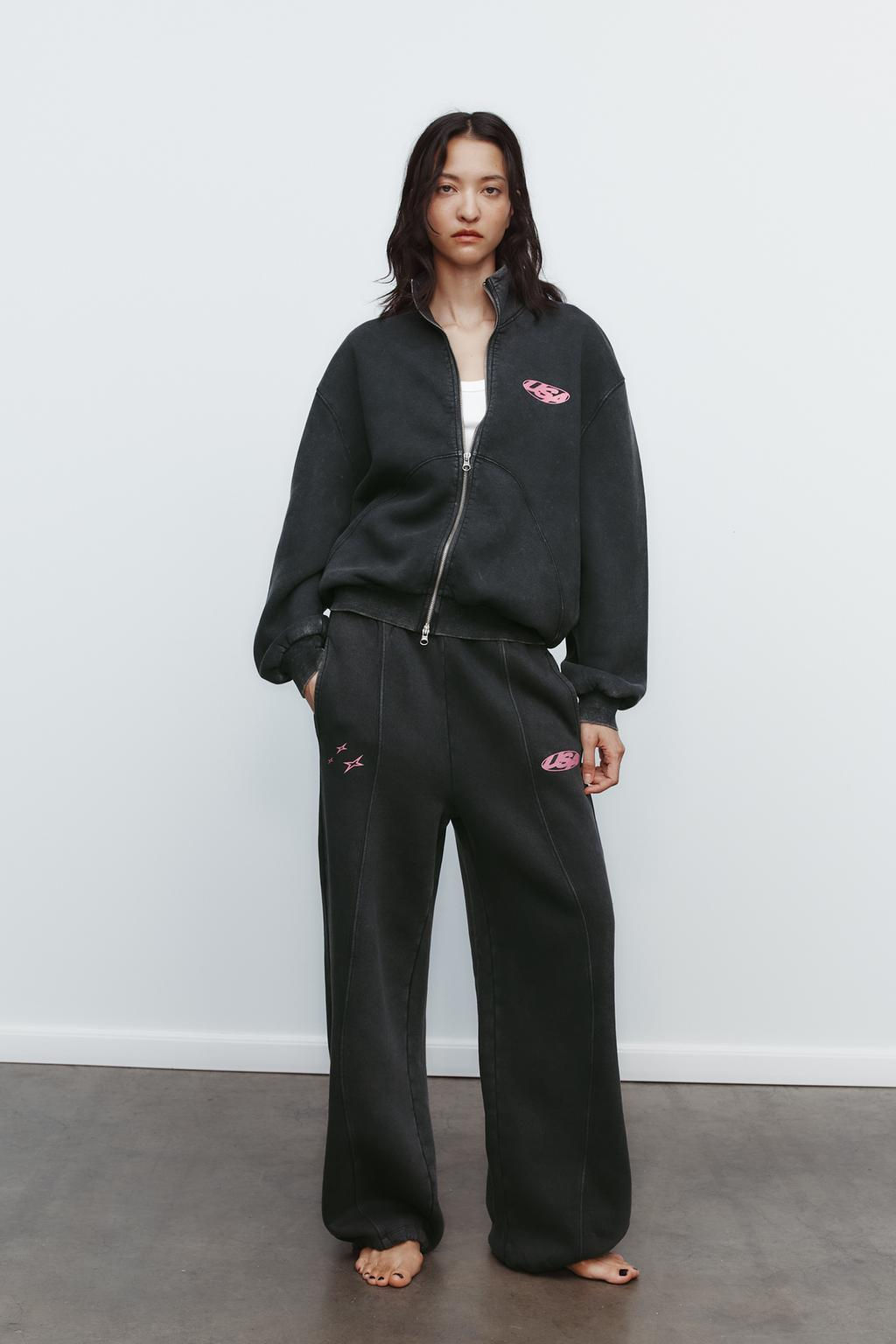 FADED SLOGAN SWEATSHIRT