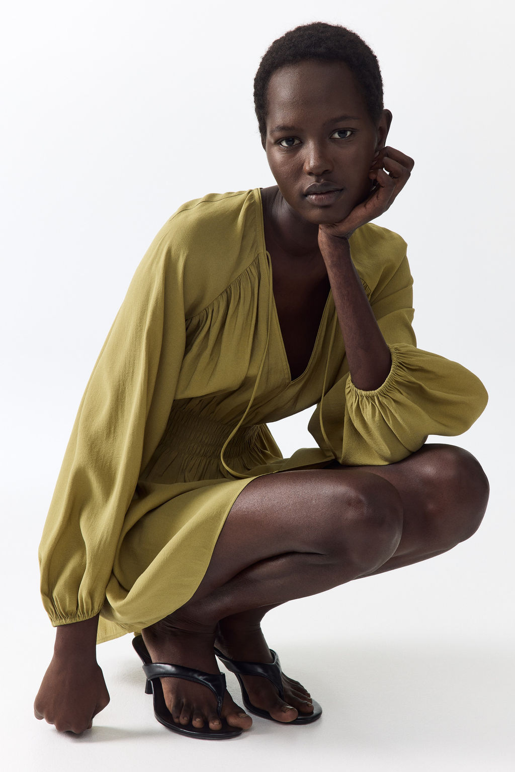 Vestido t?nica oversize - H&m фото 4