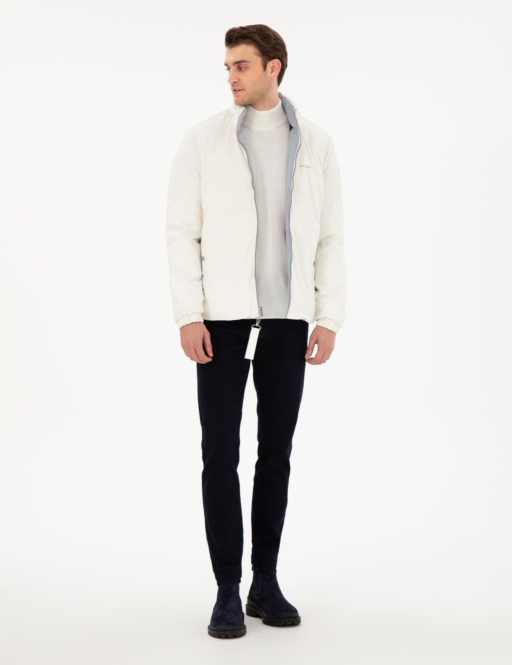 Lacivert _ift Tarafl_ Kaz T_y_ Mont - Pierre cardin фото 4